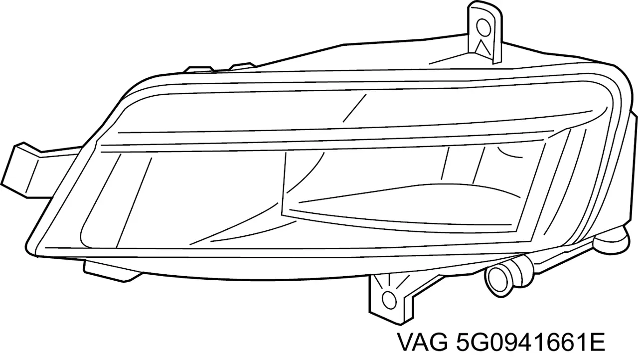 Туманка ліва VAG 5G0941661K ціна, від 199.63 USD