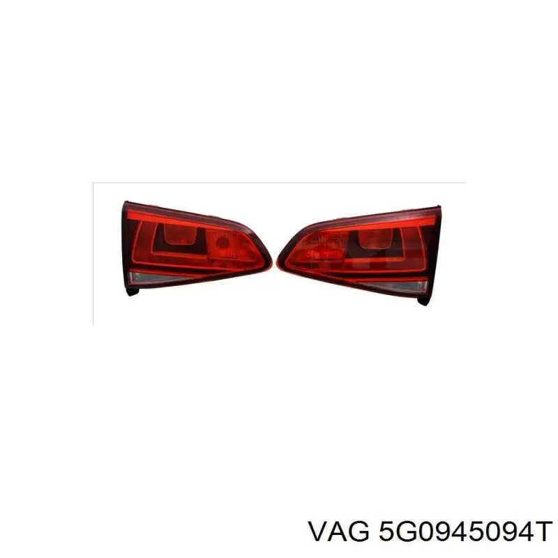 Купити 5G0945094T VAG Ліхтар задній внутрішній правий