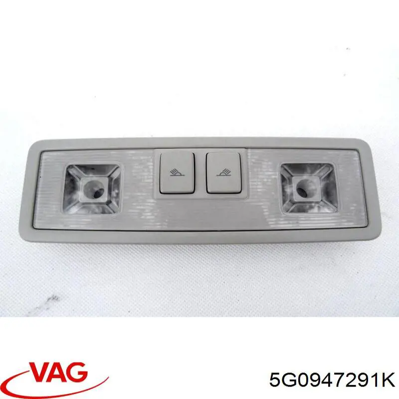 Плафон освітлення салона/кабіни, задній VAG 5G0947291K ціна, від 12.67 USD