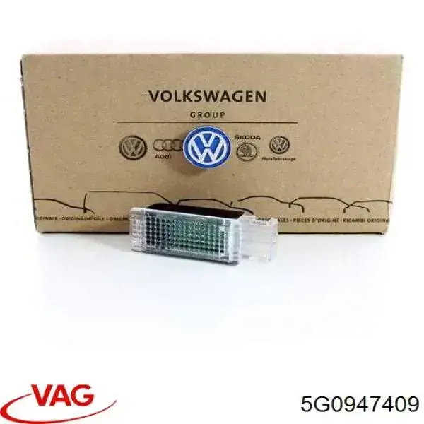Плафон підсвічення бардачка Volkswagen Golf ALLTRACK 7 (BA5, BV5) (Фольцваген Гольф)