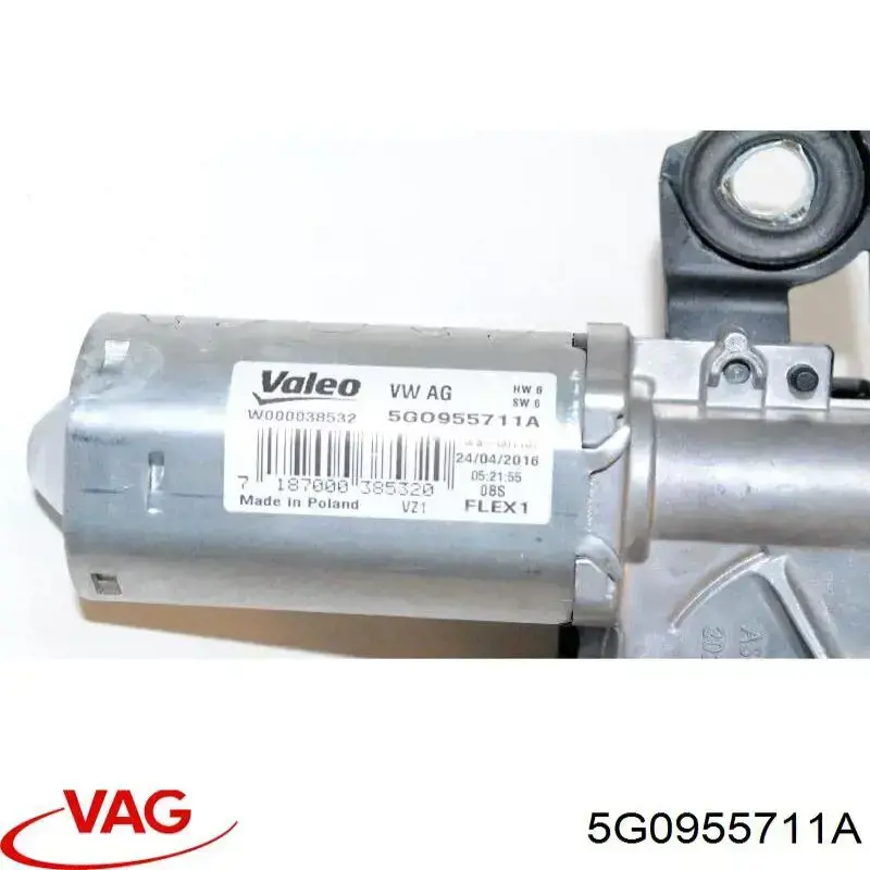 Купити 5G0955711A VAG Двигун склоочисника заднього скла