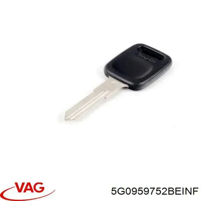 5G0959752BEINF VAG Ключ замка запалювання