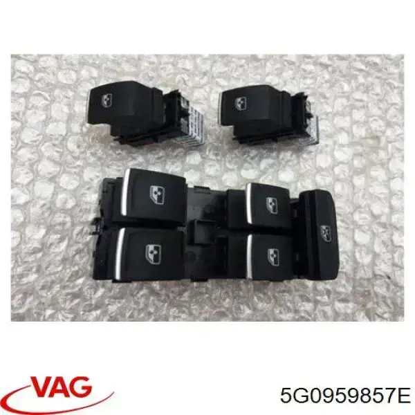 Купити 5G0959857E VAG Кнопковий блок керування склопідіймачами передній лівий