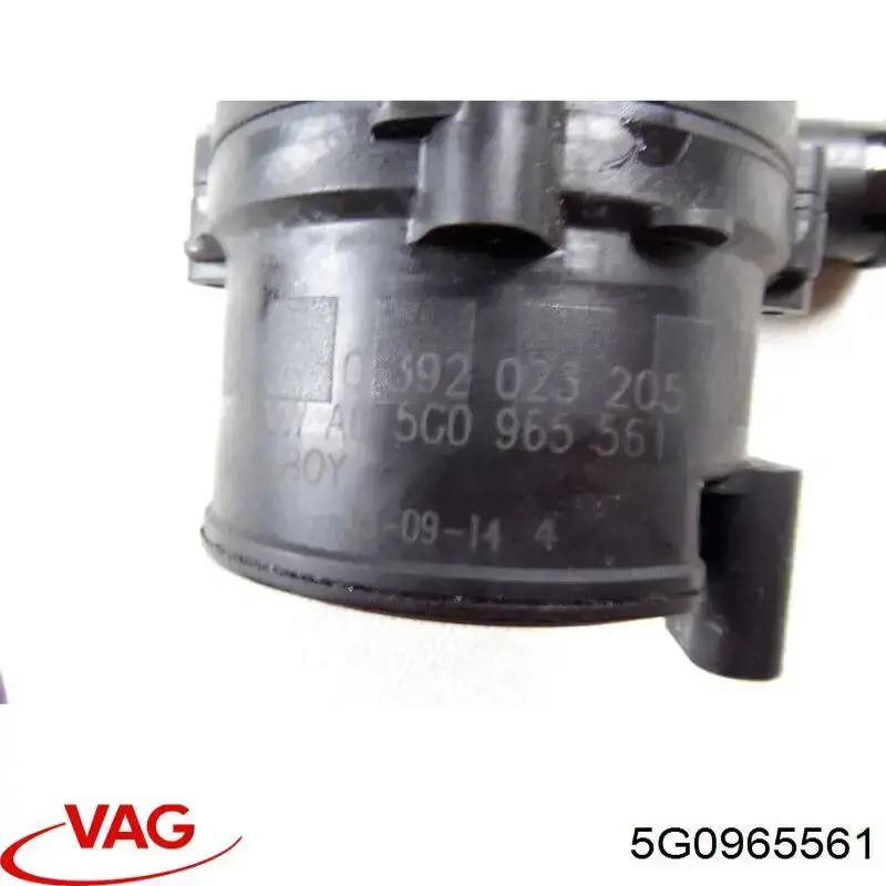 5G0965561 VAG помпа водяна (насос охолодження, додатковий електричний)