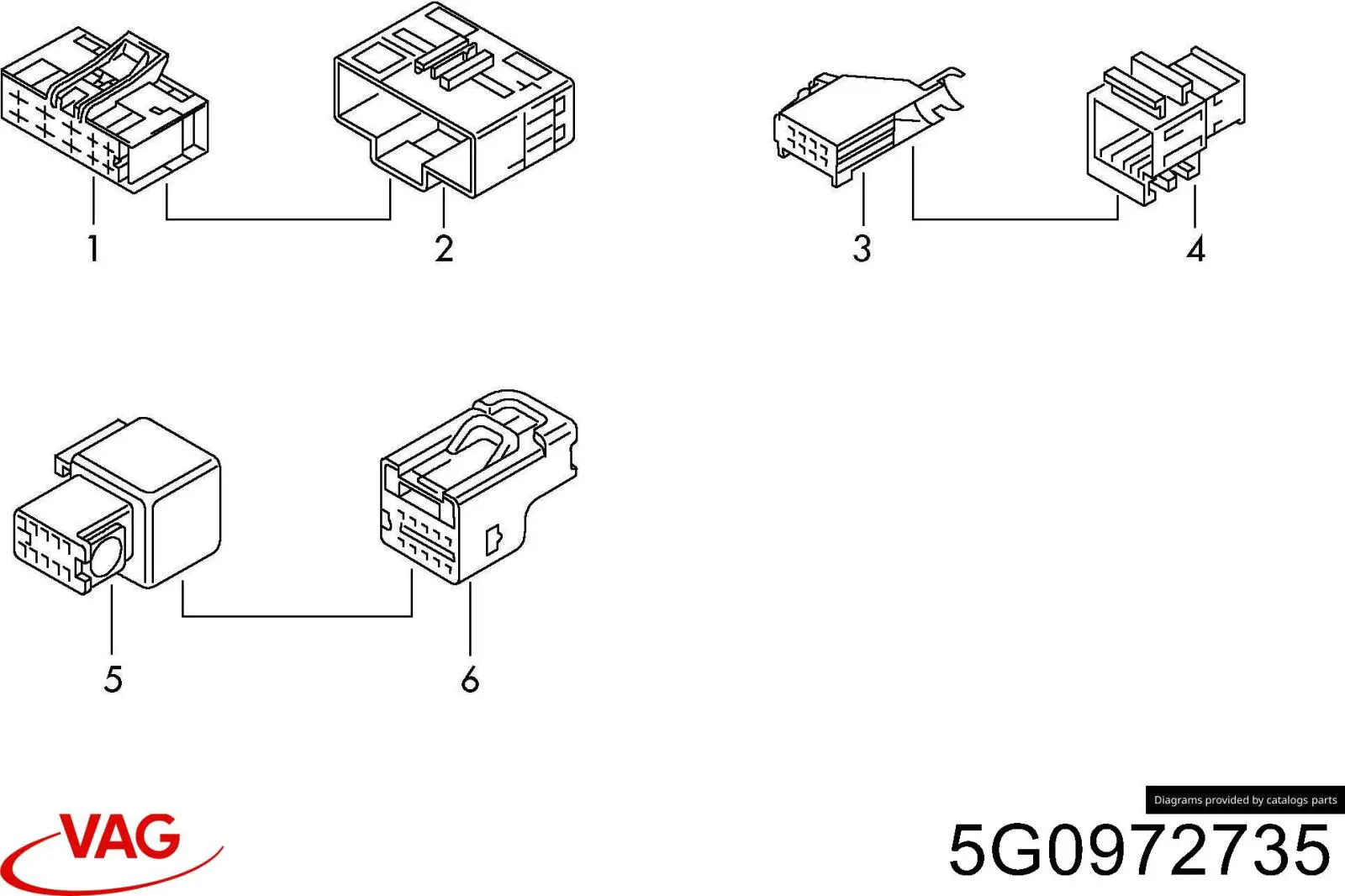 Купити 5G0972735 VAG 