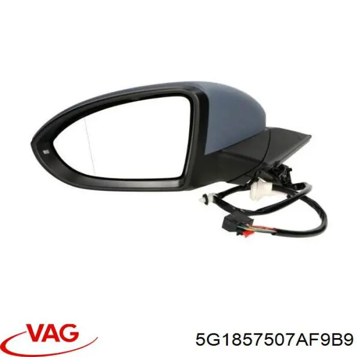 Ліве бічне дзеркало VAG 5G1857507AF9B9 ціна, від 103.55 USD