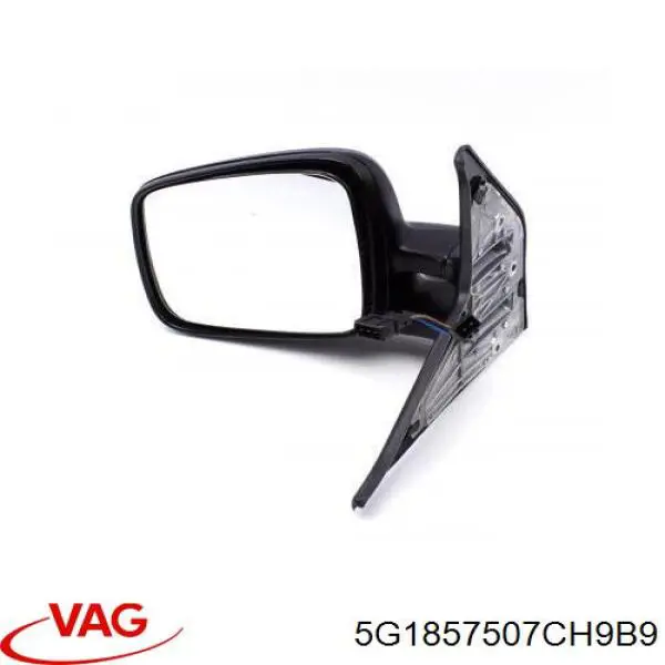 5G1857507CH9B9 VAG Корпус дзеркала заднього виду, лівого