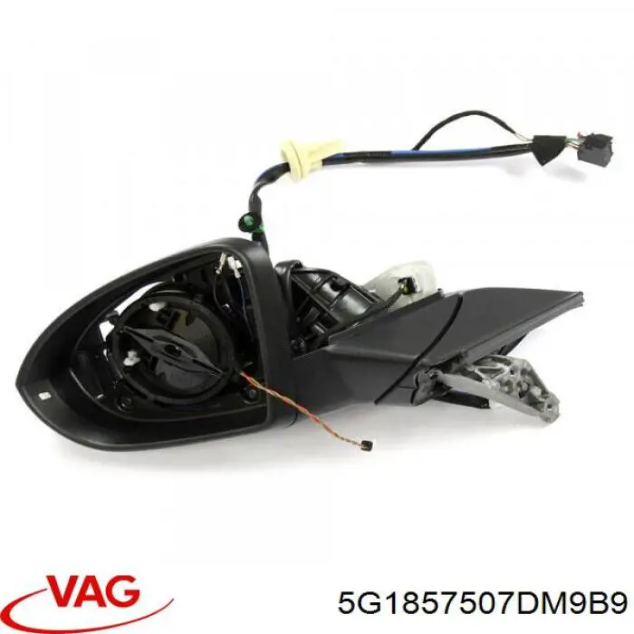 Купити 5G1857507DM9B9 VAG Корпус дзеркала заднього виду, лівого