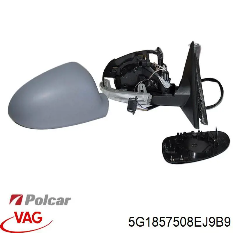 Праве бічне дзеркало Signeda VVGM1059PR ціна, від 35.56 USD