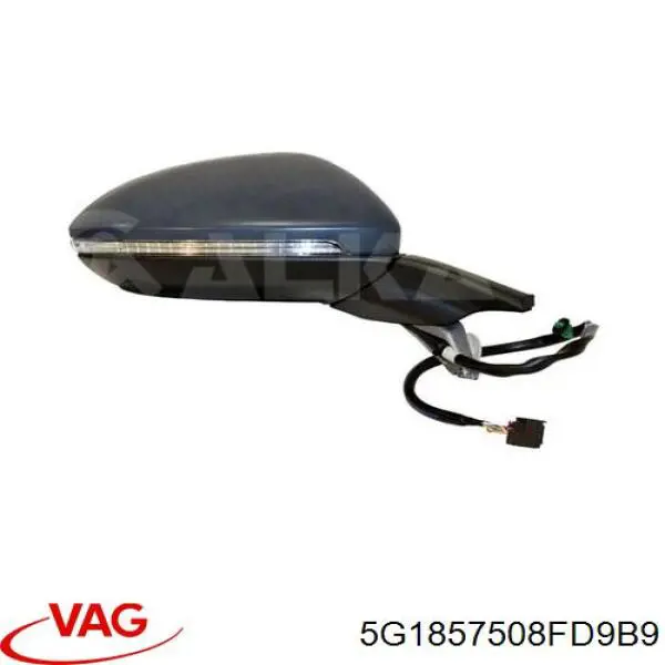Праве бічне дзеркало VAG 5G1857508FD9B9 ціна, від 35.56 USD