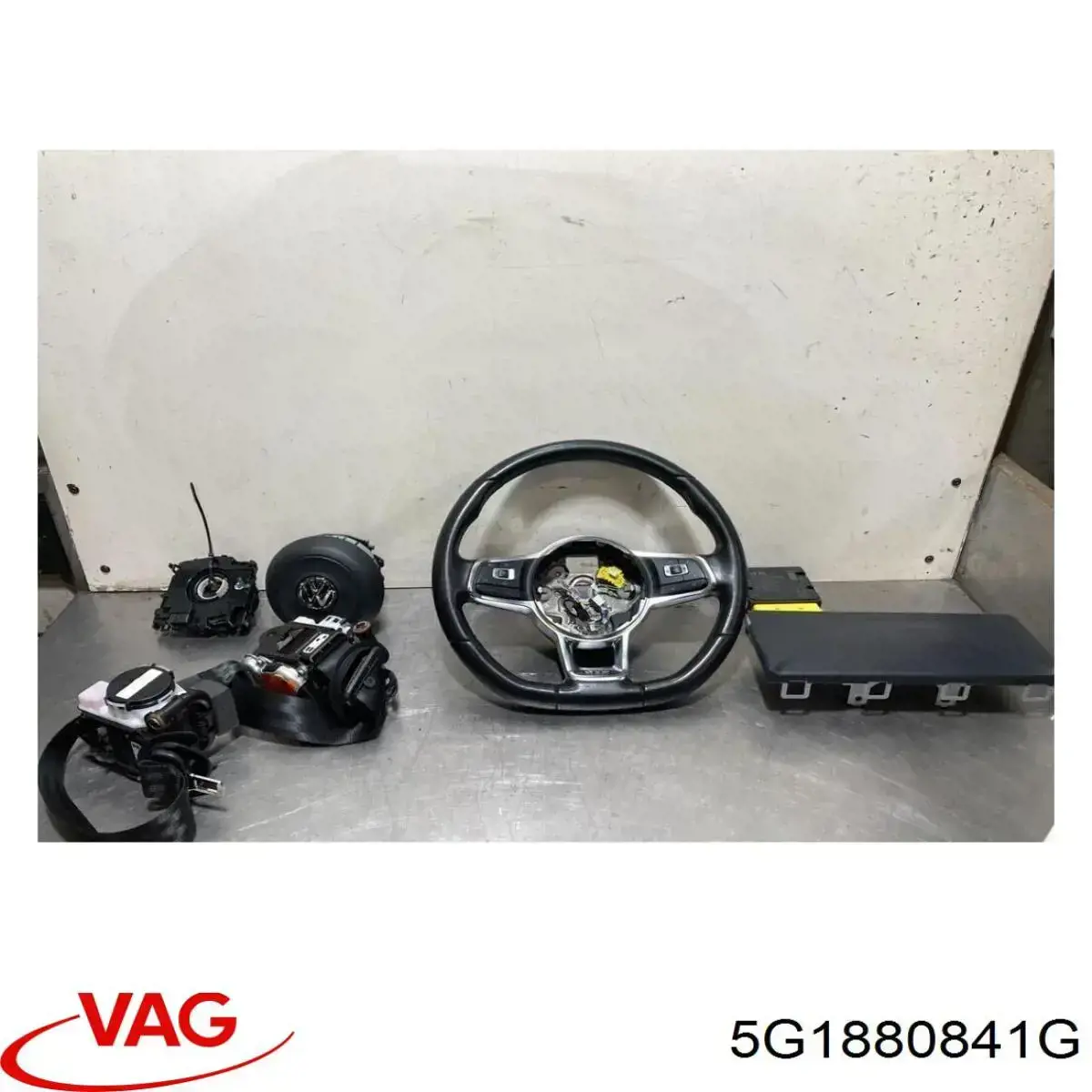 Подушка безпеки, водійська, AIRBAG, захисту колін 5G1880841G VAG