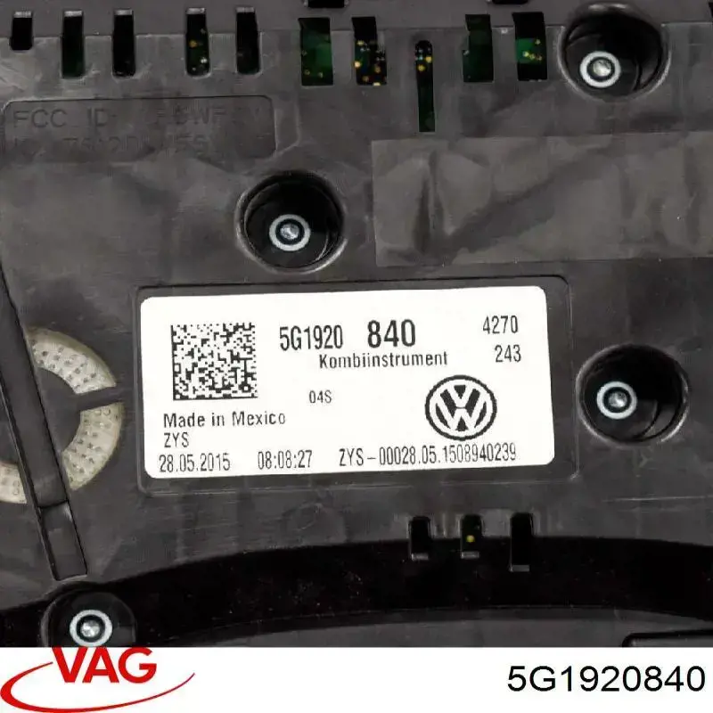 щиток приладу VAG 5G1920840 ціна, від 28.12 USD