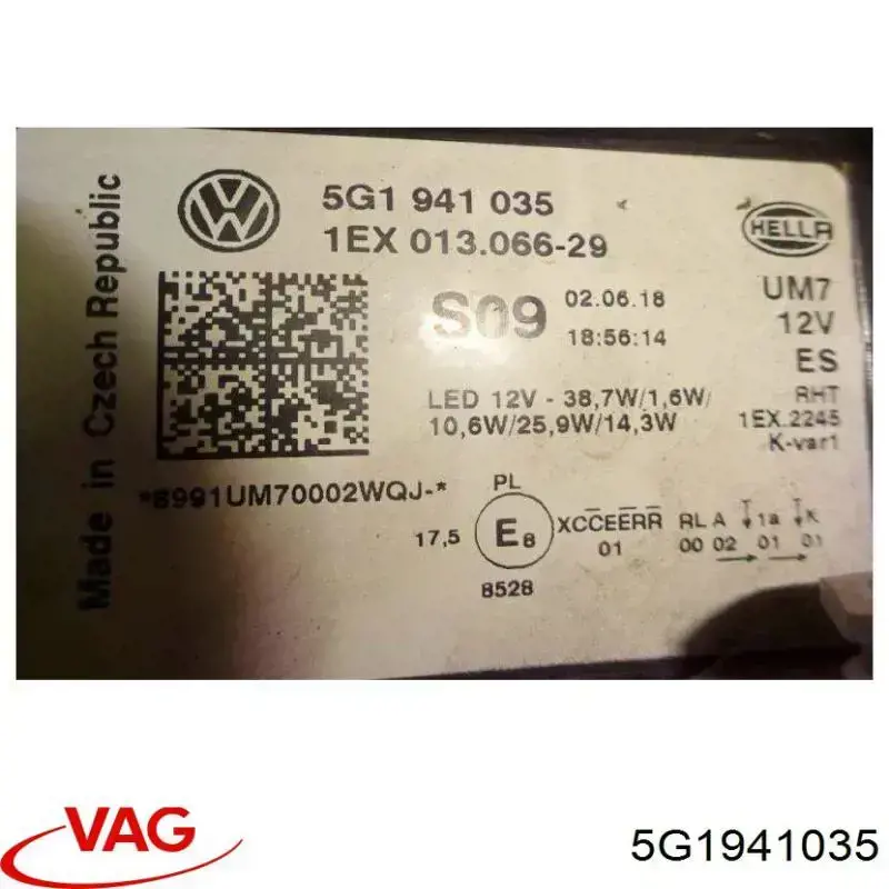 Купити 5G1941035 VAG Фари
