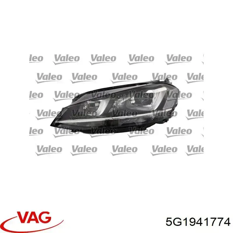 Основна фара - вставка VAG 5G1941774 ціна, від 1030.12 USD