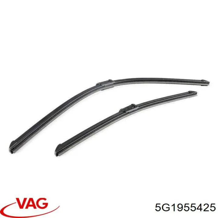 Щітка-двірник лобового скла, комплект з 2-х шт. VAG 5G1955425 ціна, від 28.13 USD