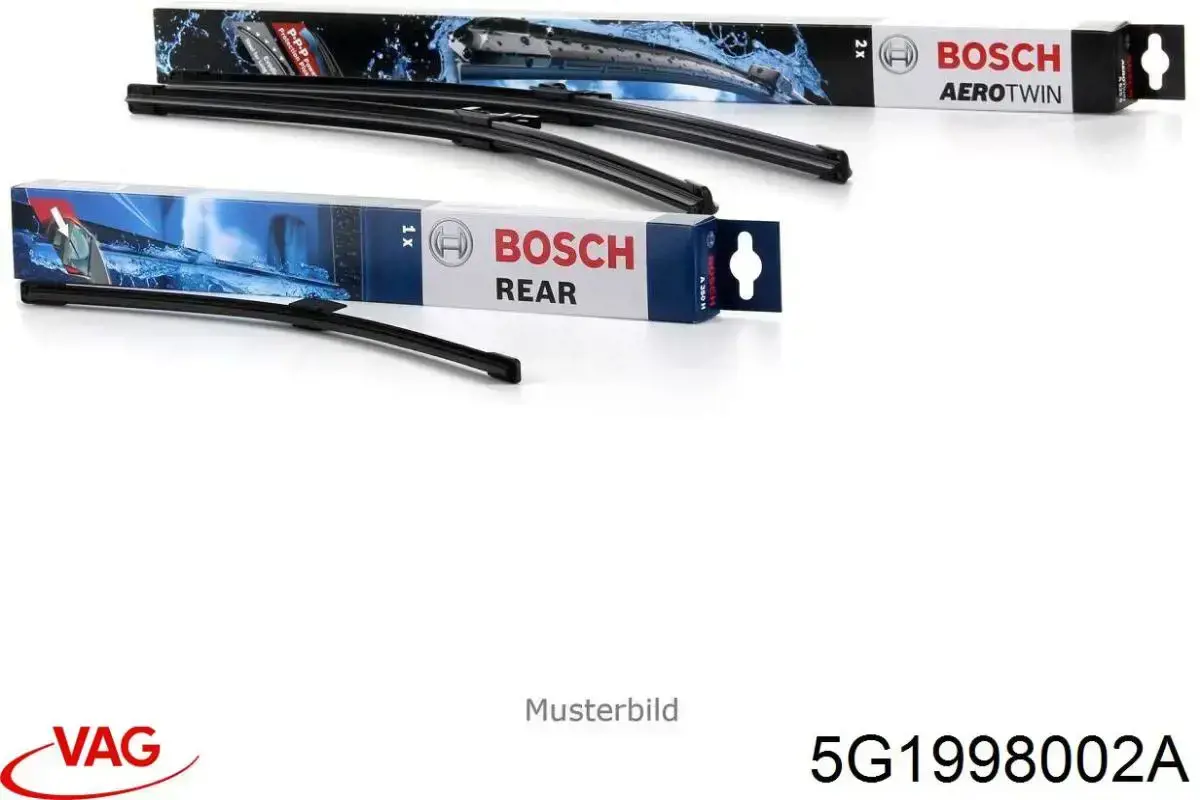Щітки склоочисника 5G1998002A VAG