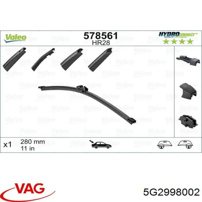 Купити 5G2998002 VAG 