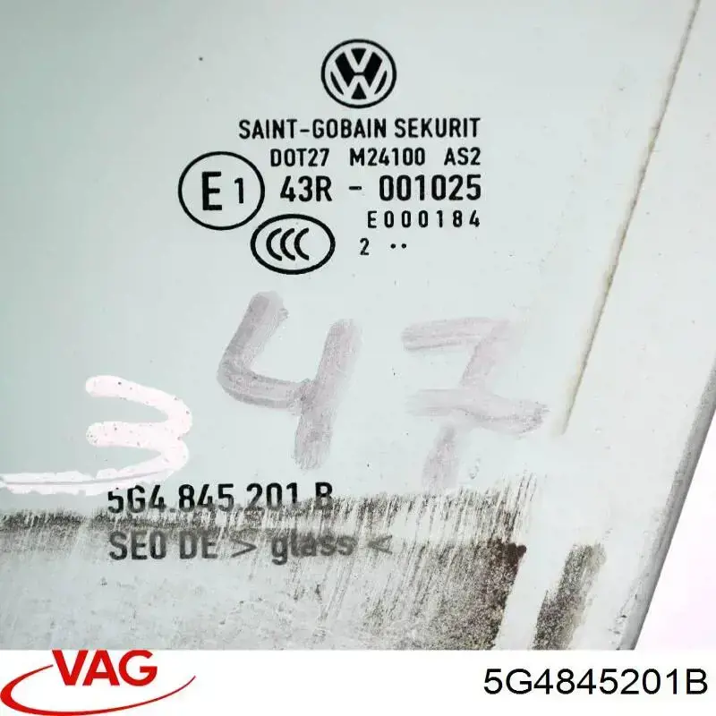 Скло передніх дверей, лівою XYG GS7431D301 ціна, від 24.51 USD