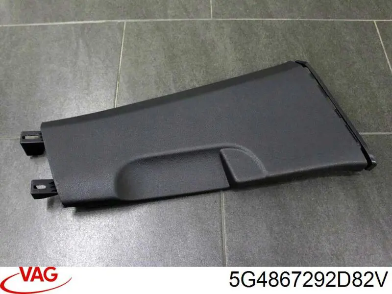 5G4867292F82V VAG Обшивка стійки кузова внутрішня, середня нижня права