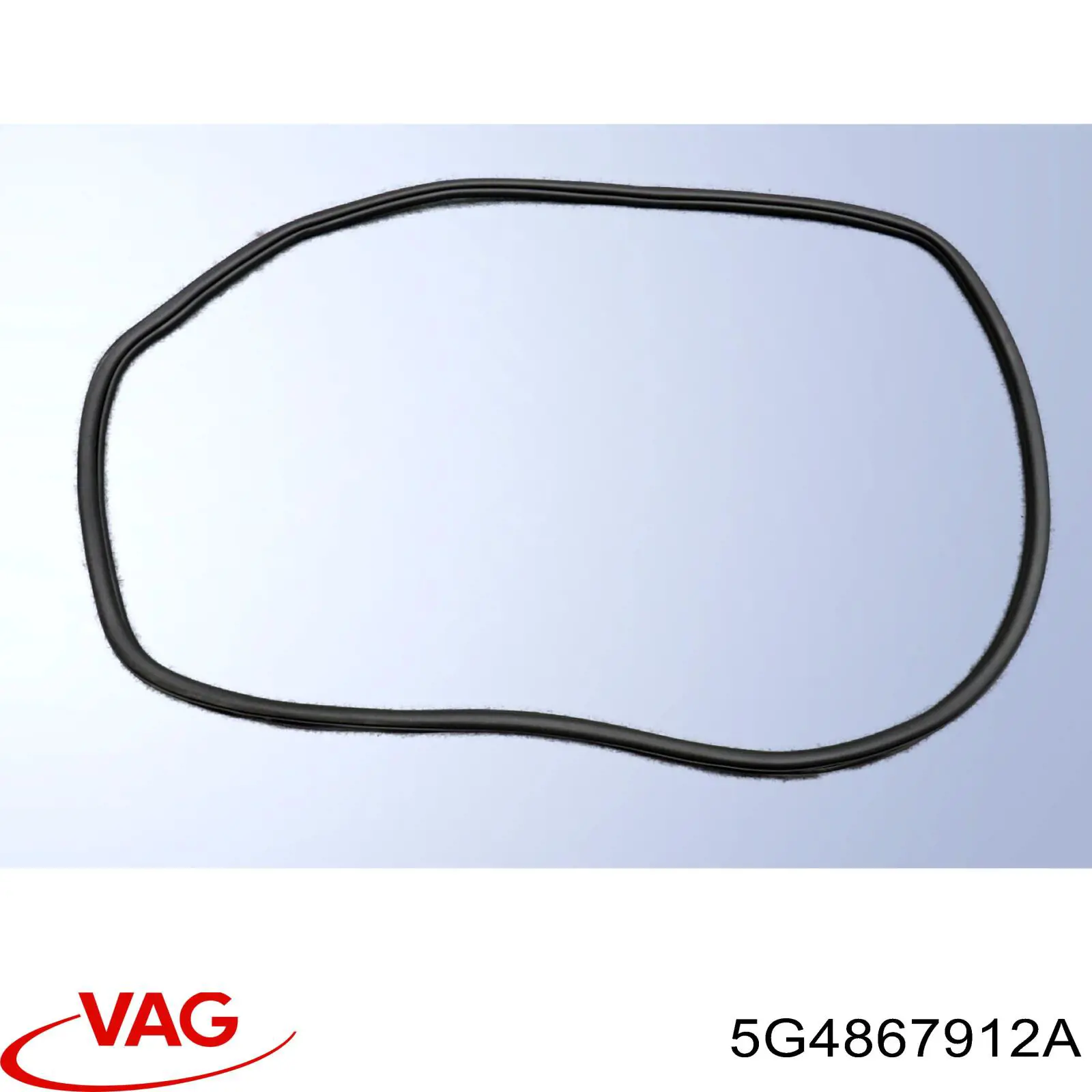 Ущільнювач двері передньої правої (на кузові) VAG 5G4867912A ціна, від 26.39 USD