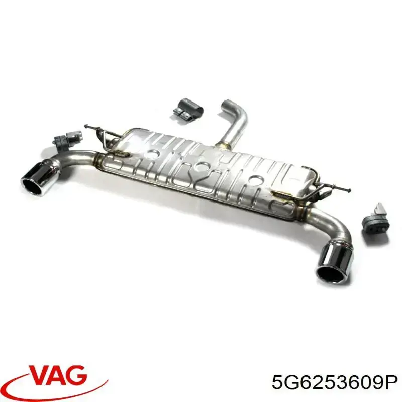 Вихлопна труба VAG 5G6253609P ціна, від 135.79 USD