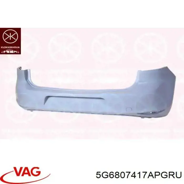 Кожух бампера заднього VAG 5G6807417APGRU ціна, від 47.46 USD