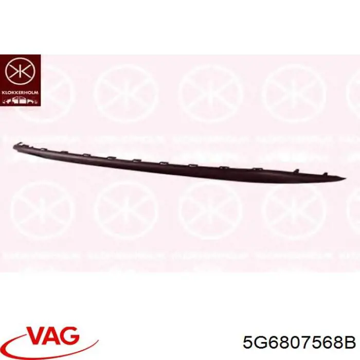 5G6807568B VAG Спідниця заднього бампера