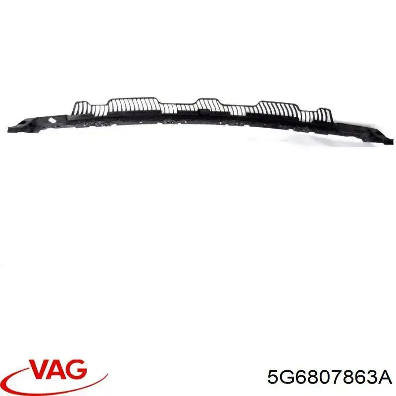 Кронштейн бампера заднього, центральний VAG 5G6807863A