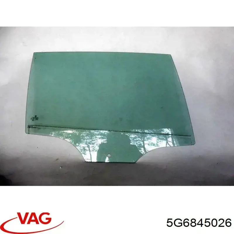 5G6845026 VAG Вікно задніх дверей