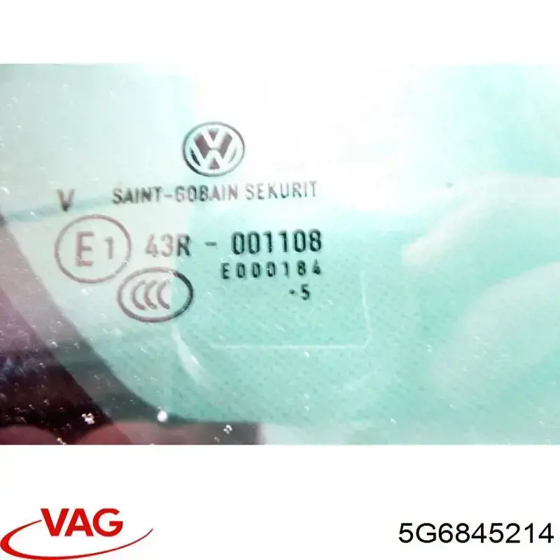 Купити 5G6845214 VAG Кватирка двері трикутник, задня, права