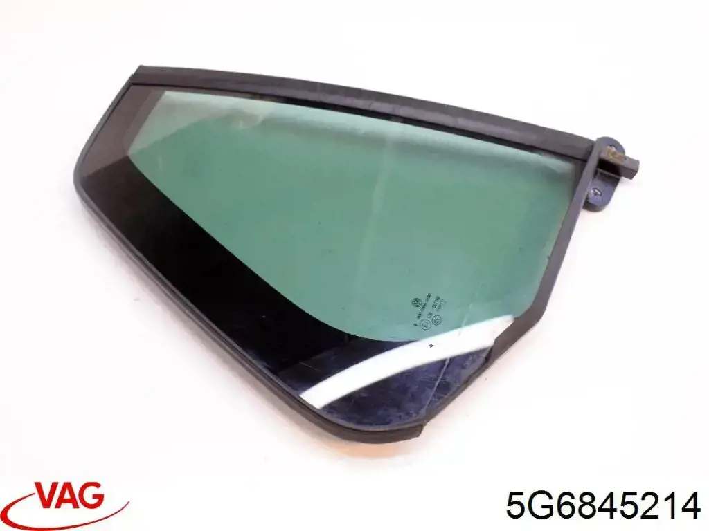 Скло-кватирка двері, задній, правій 5G6845214 VAG