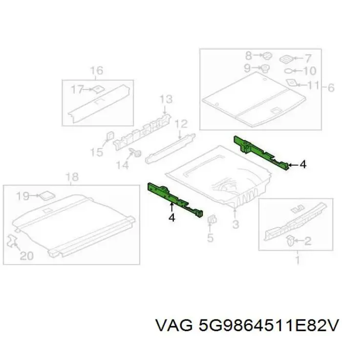  VAG 5G9864511E82V ціна, від 31.66 USD