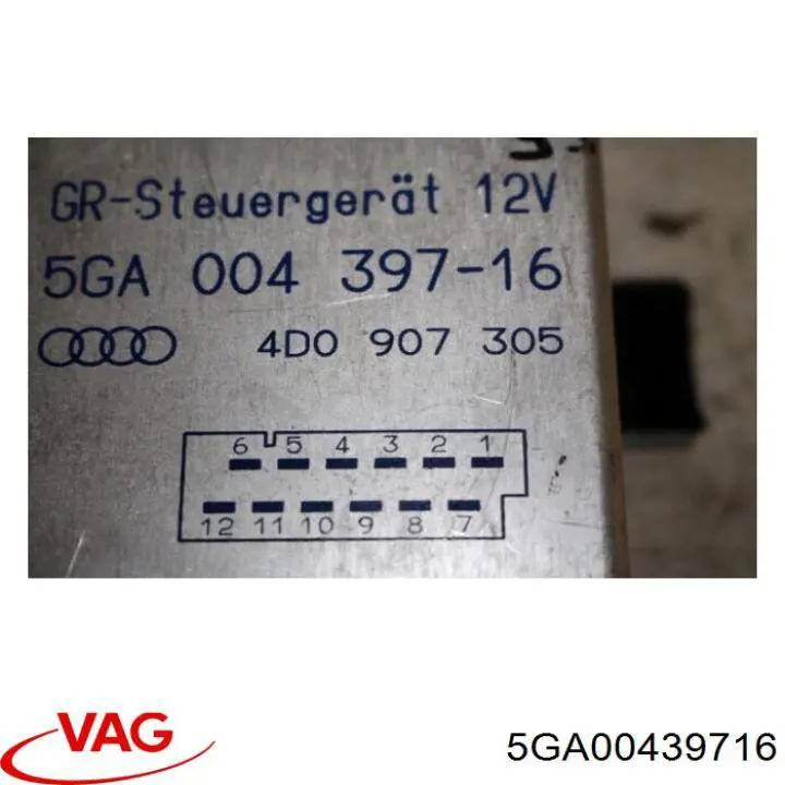  5GA00439716 VAG
