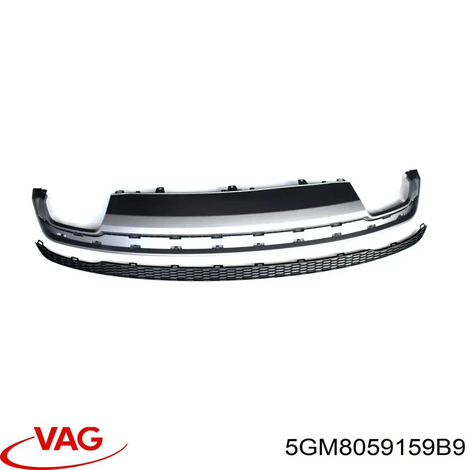 5GM8059159B9 VAG Спліттер переднього бампера