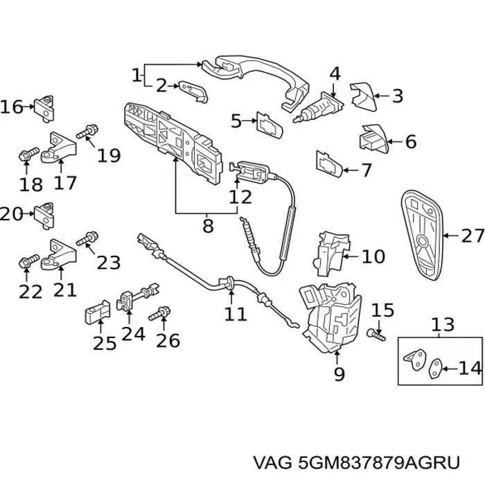 5GM837879AGRU VAG 