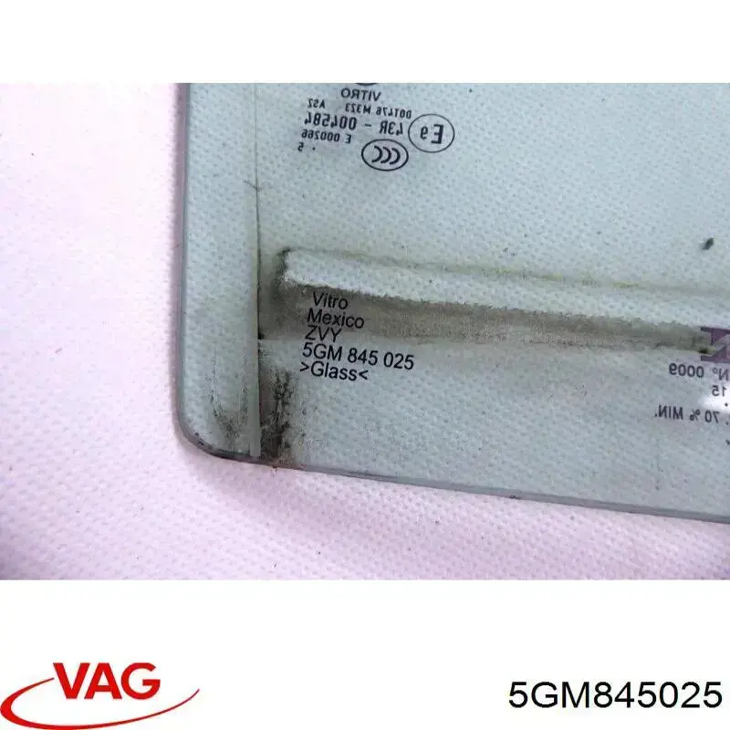 Скло задньої двері лівої VAG 5GM845025 ціна, від 38.06 USD