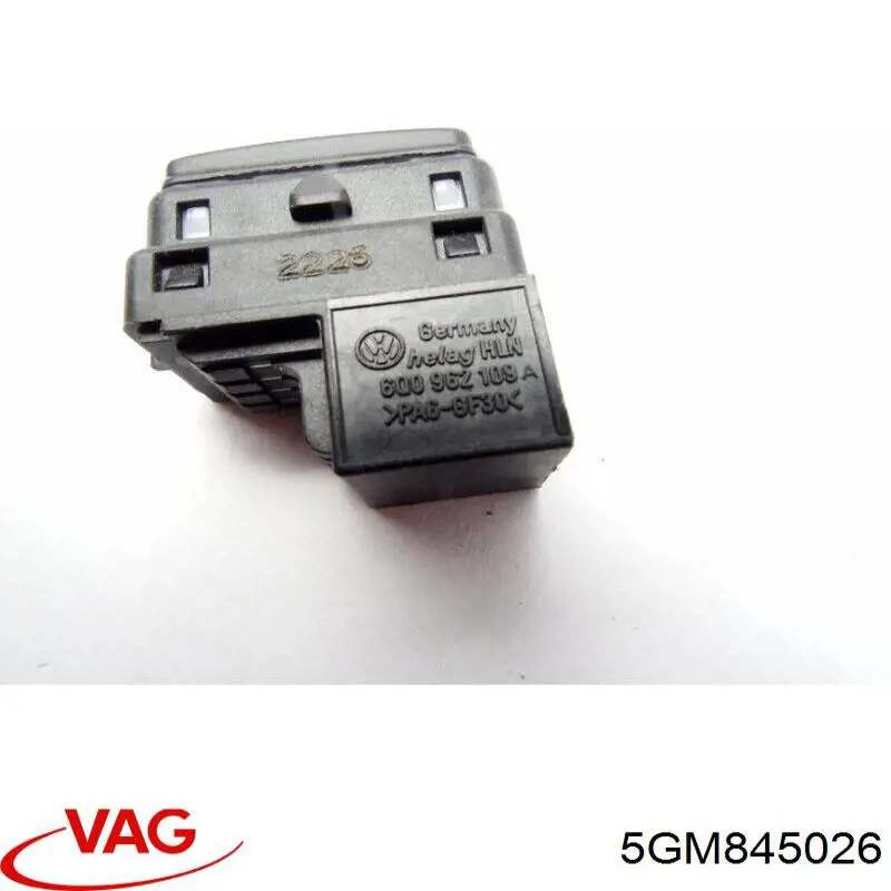 Скло задньої двері правої VAG 5GM845026