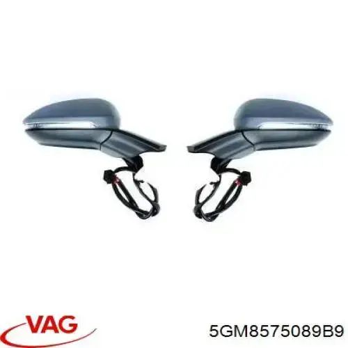 Дзеркало праве 5GM8575089B9 VAG