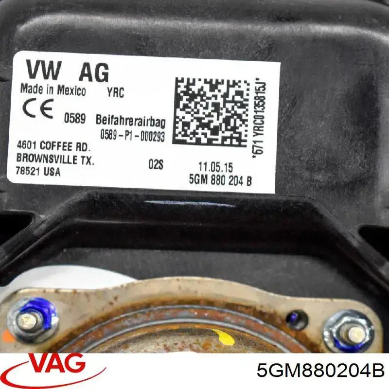 5GM880204B VAG Подушка безпеки пасажира