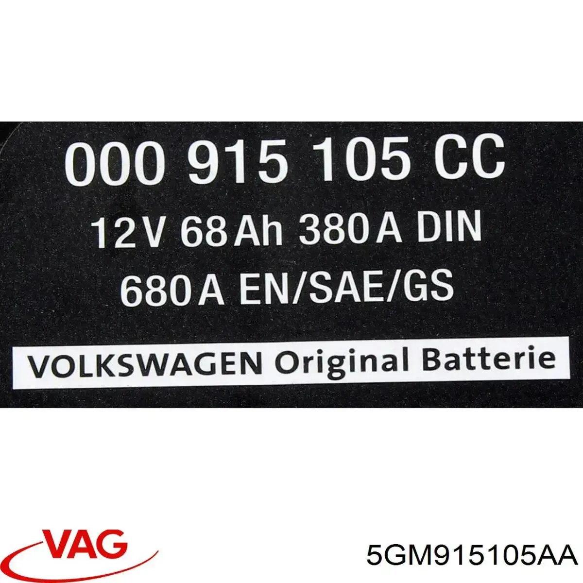  5GM915105AA VAG