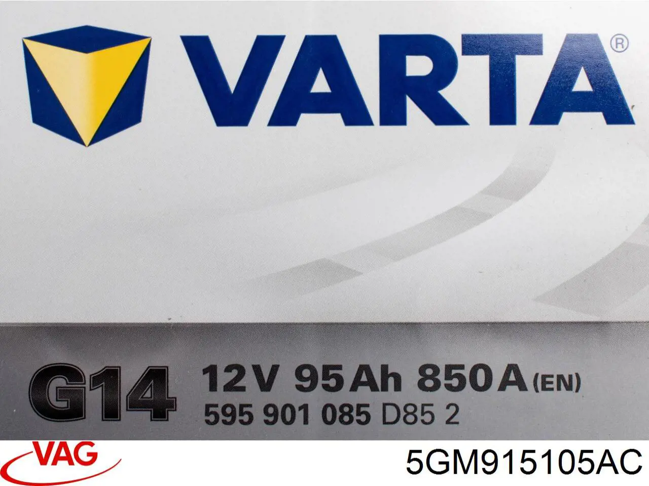 5GM915105AC VAG Авто акумулятор