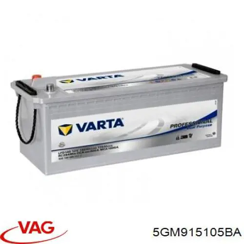 Акумуляторна батарея, АКБ 5GM915105BA VAG