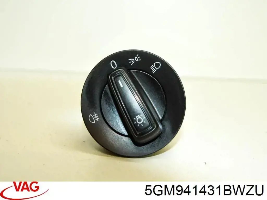 Купити 5GM941431BWZU VAG Перемикач світла фар, на "торпеді"