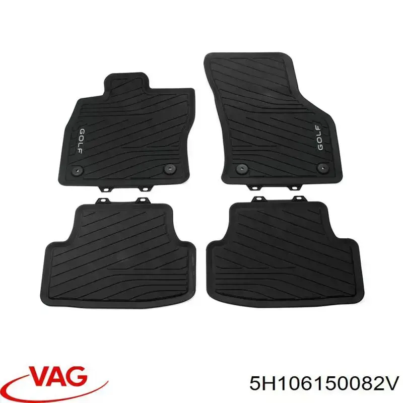 Килими салону на Volkswagen Golf VIII CD1, DA1