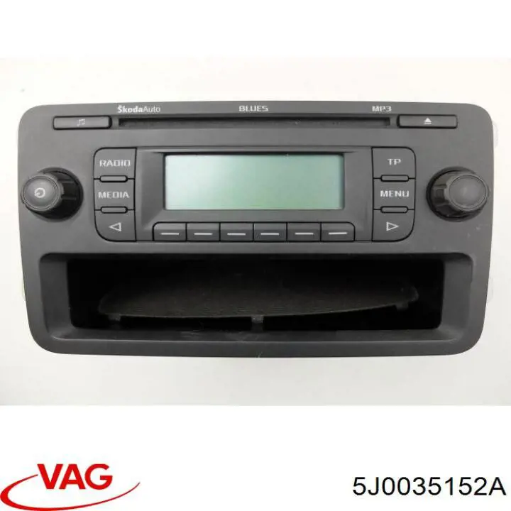 Магнітола (радіо AM/FM) VAG 5J0035152A ціна, від 55.02 USD