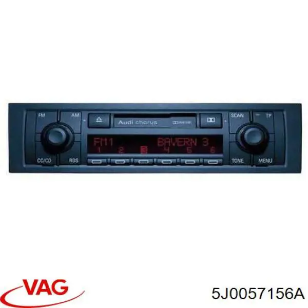 5J0035152A VAG Магнітола (радіо AM/FM)