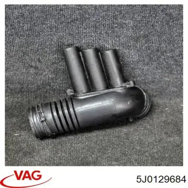 Патрубок повітряний, вихід повітряного фільтра VAG 5J0129684