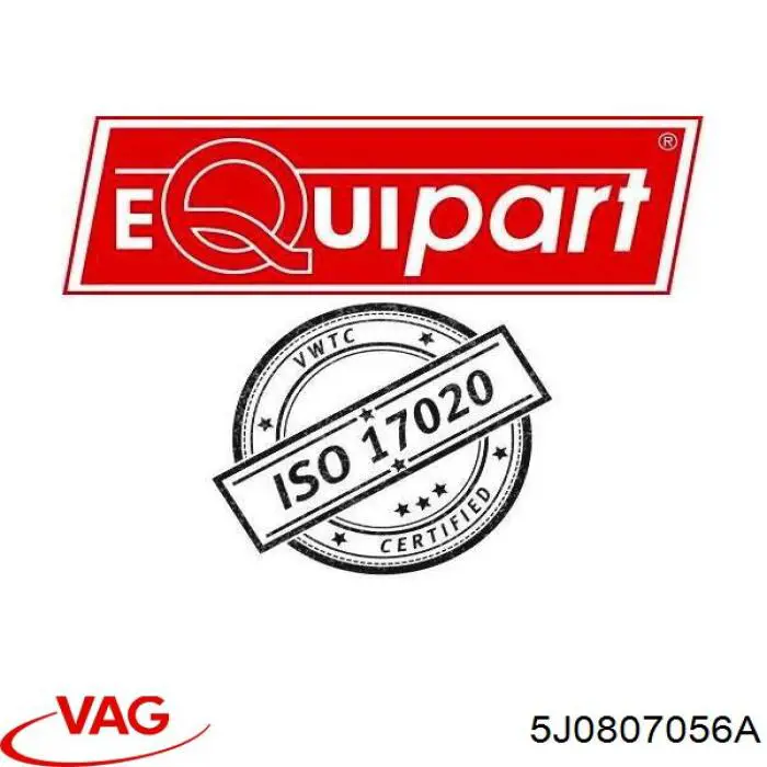 Кронштейн бампера переднього, правий VAG 5J0807056A ціна, від 6.51 USD
