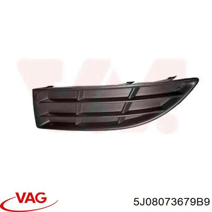 Заглушка під протитуманні фари, ліва VAG 5J08073679B9 ціна, від 5.08 USD