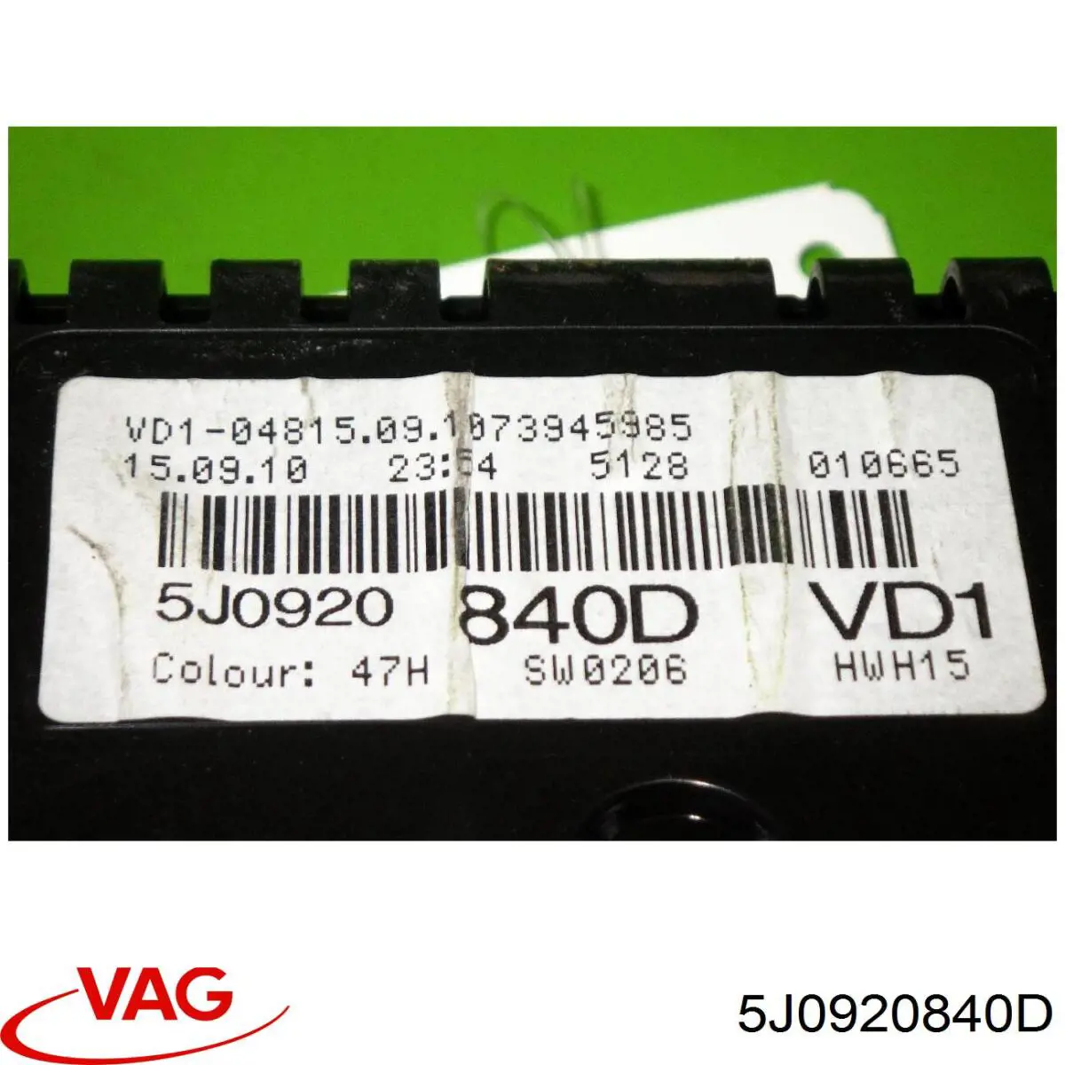5J0920840D VAG Щиток приладів додатковий